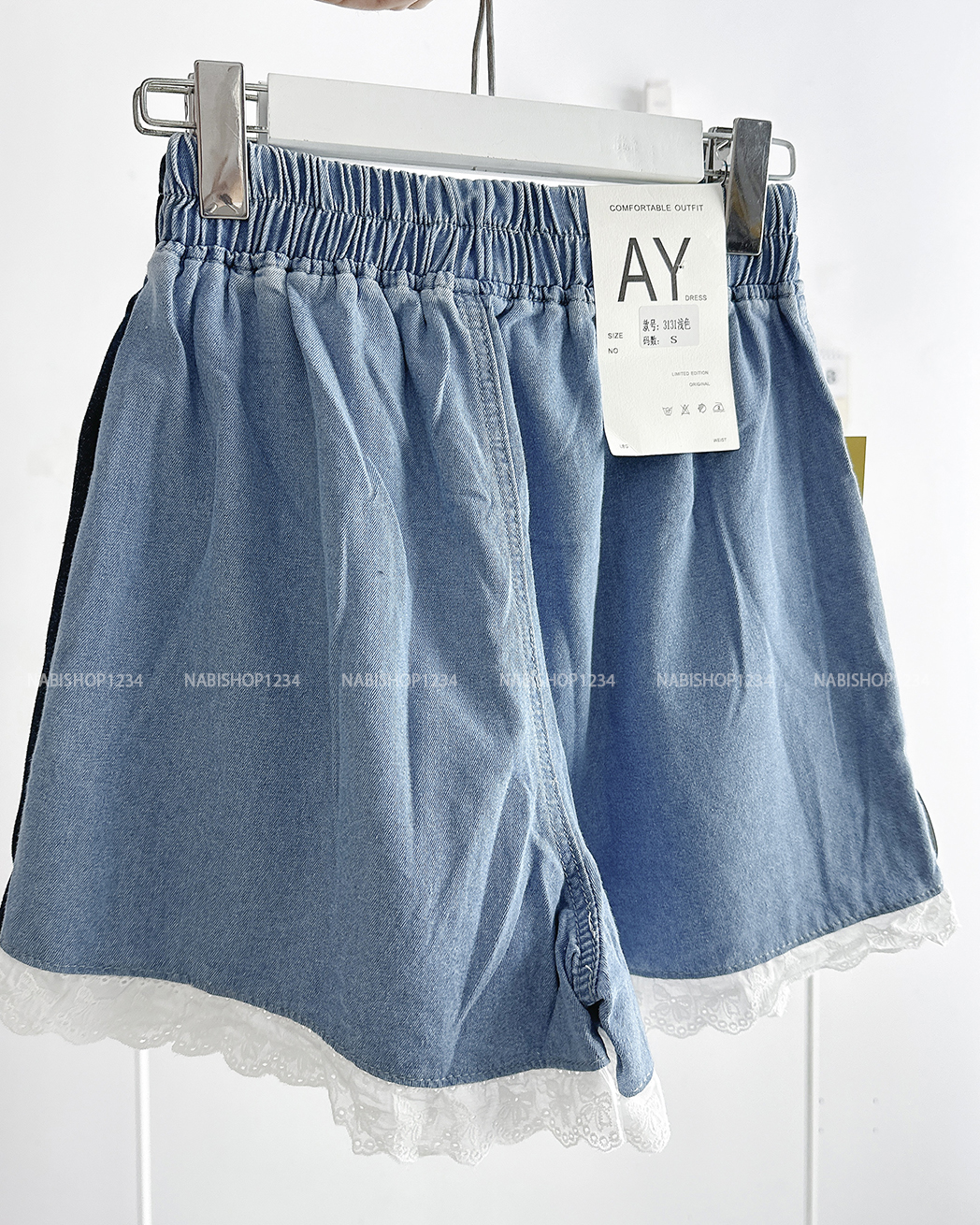 (S20%) Quần Short Số 84-B 3131 Jean Lai Ren