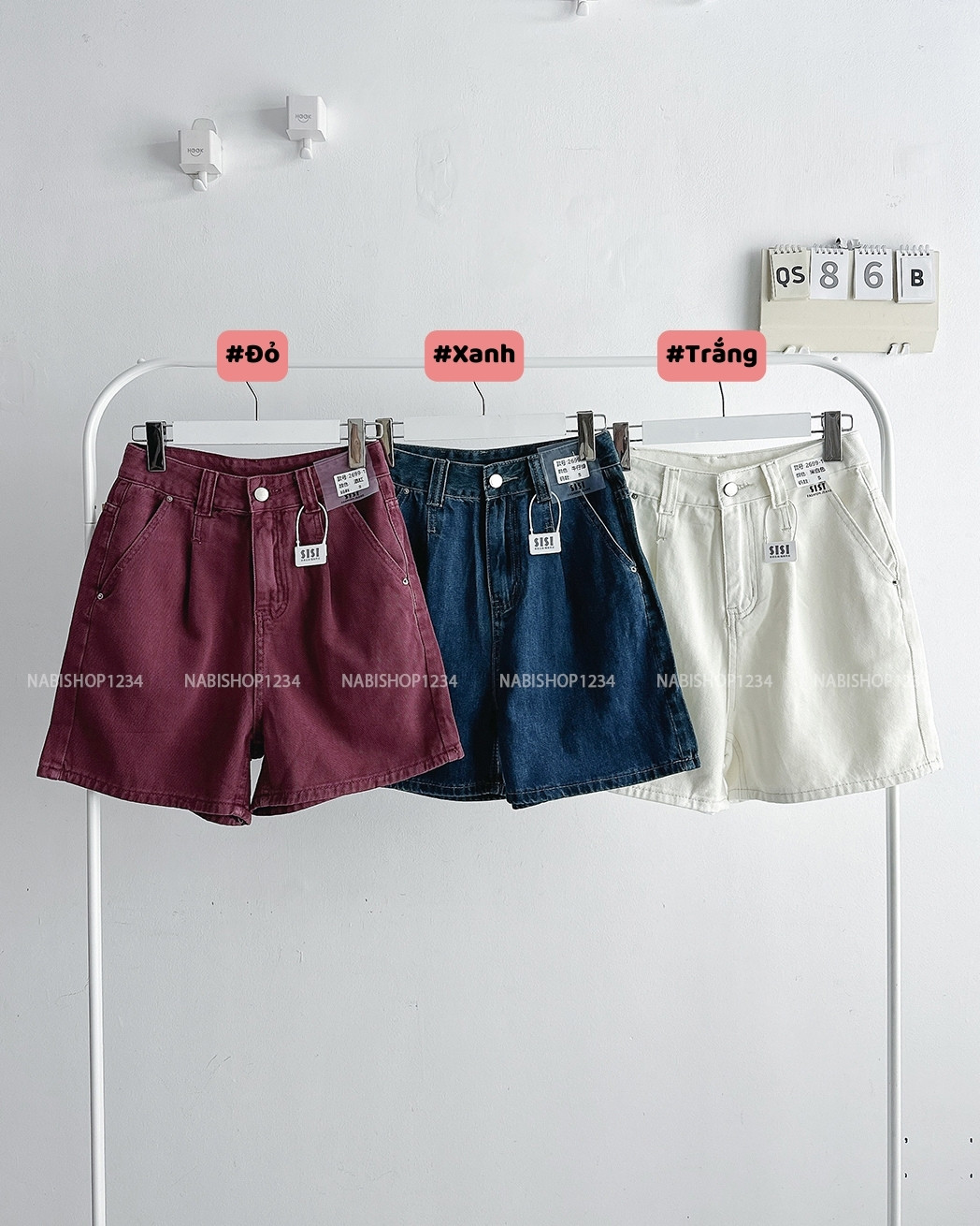 Quần Short Số 86-B 2699 Ngố Tag Sisi