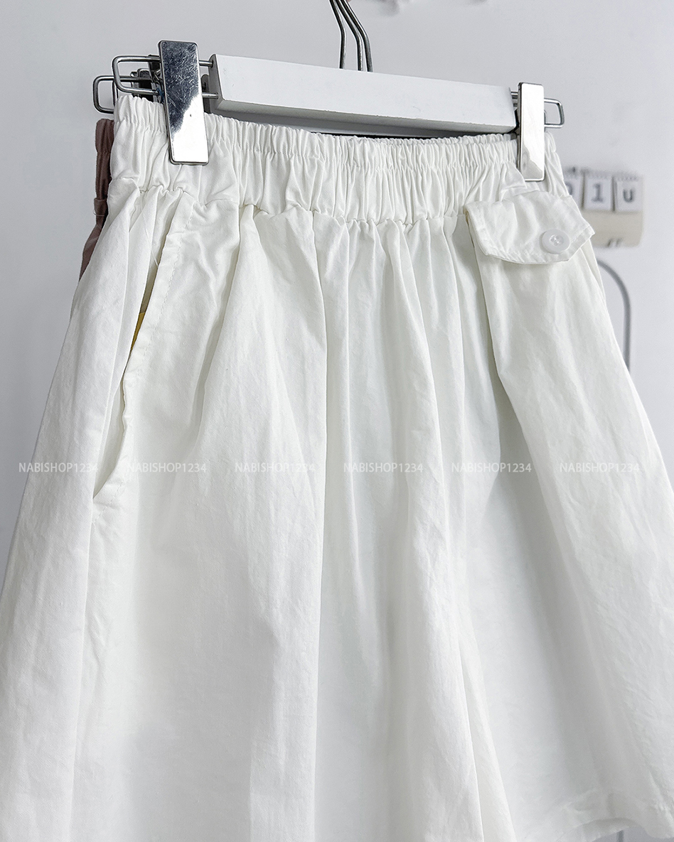 Quần Short Số 91-U 7016 Kaki Túi Giả