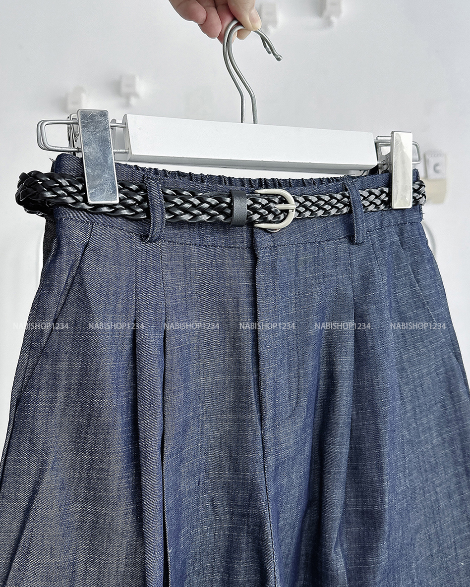 (S20%) Quần Short Số 97-C 0819 Denim Kèm Nịt