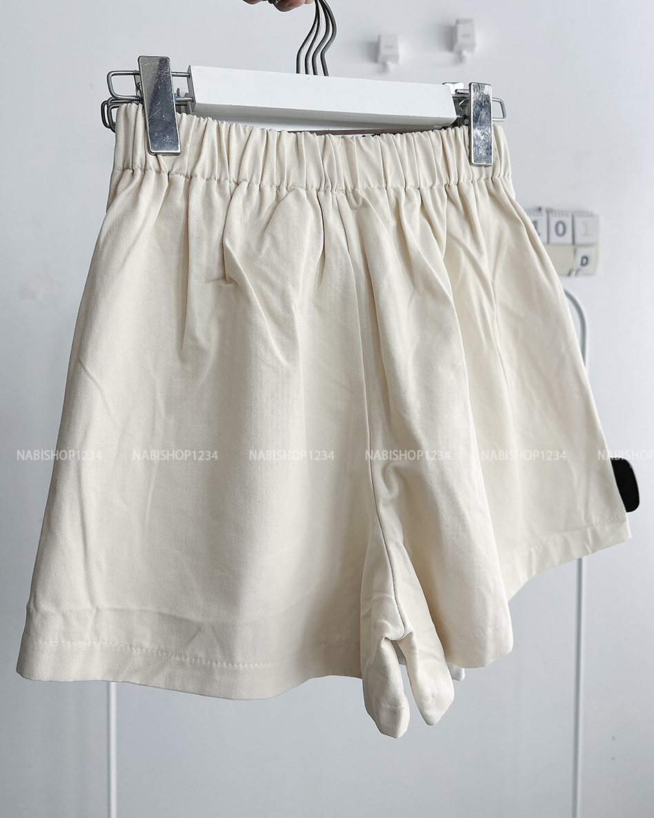 (S20%) Quần Short Số 101-D 6030 Khuy Bạc Chun Sau