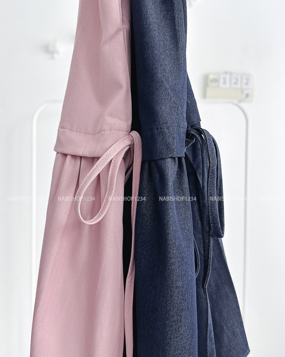 (S20%) Váy Số 122-D 2 Dây Đuôi Cá Nơ Eo