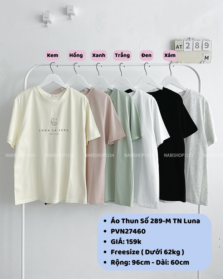 Áo Thun Số 289-M TN Luna