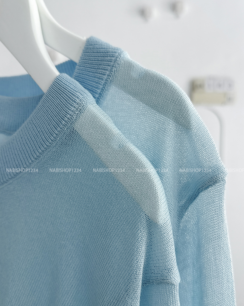 (S20%) Áo Khoác Số 143-U Cardigan Len Thêu Nơ Sau