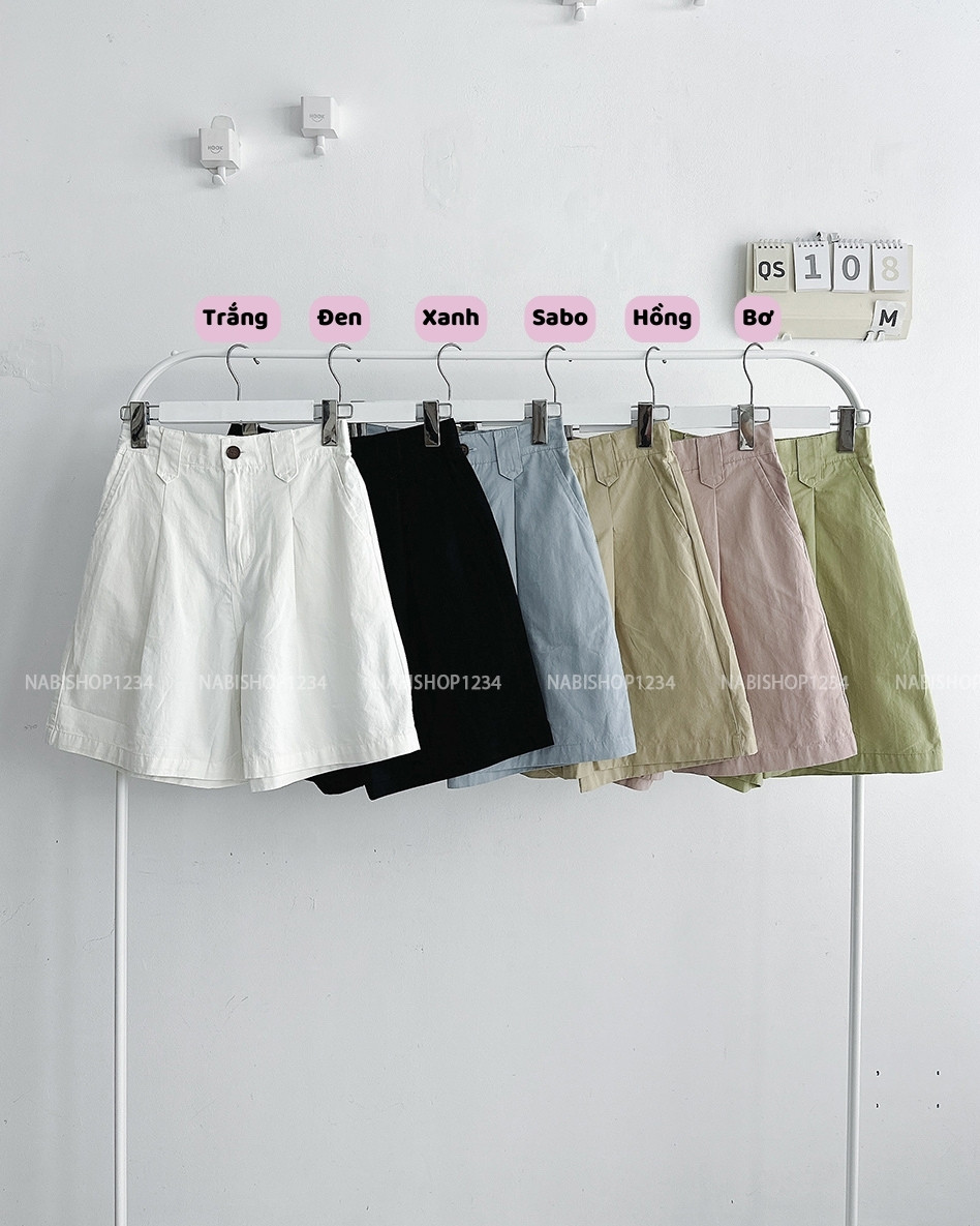 Quần Short Số 108-M 2415 Đai Nhọn