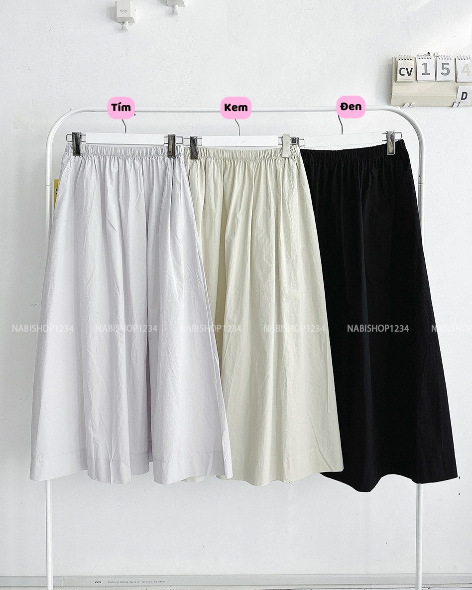 Chân Váy Số 154-D 987 Dài Kaki Thô