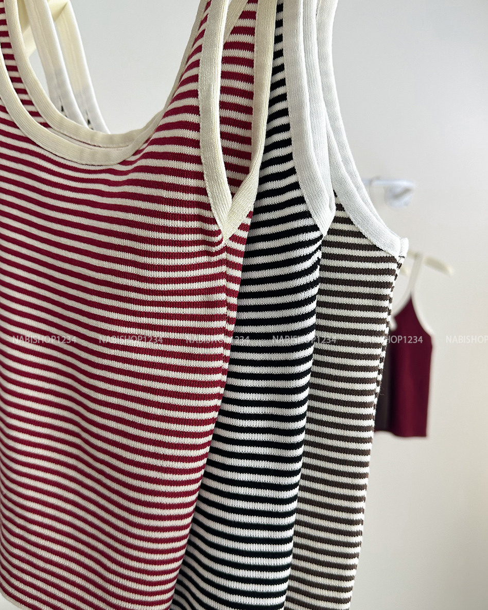 (S30%) Áo Croptop Số 141-B 2 Dây Len