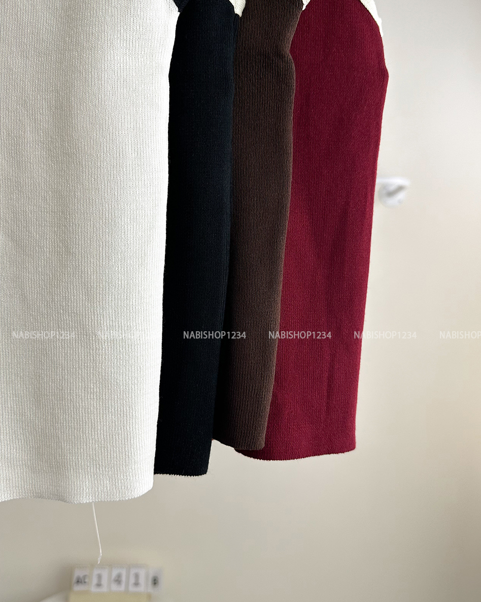 (S30%) Áo Croptop Số 141-B 2 Dây Len