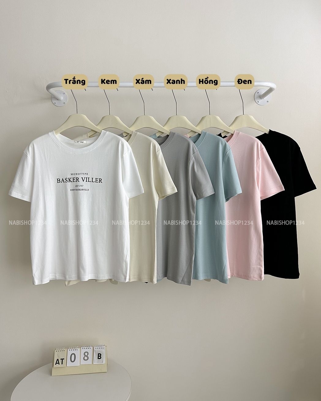 Áo Thun Số 8-B TN Basker