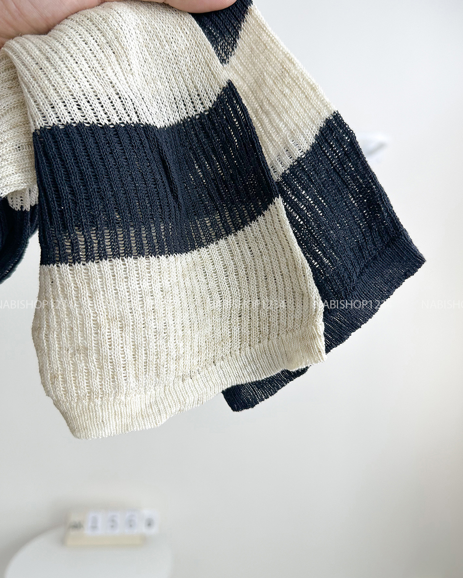 Áo Khoác Số 156-M Cardigan Kẻ To