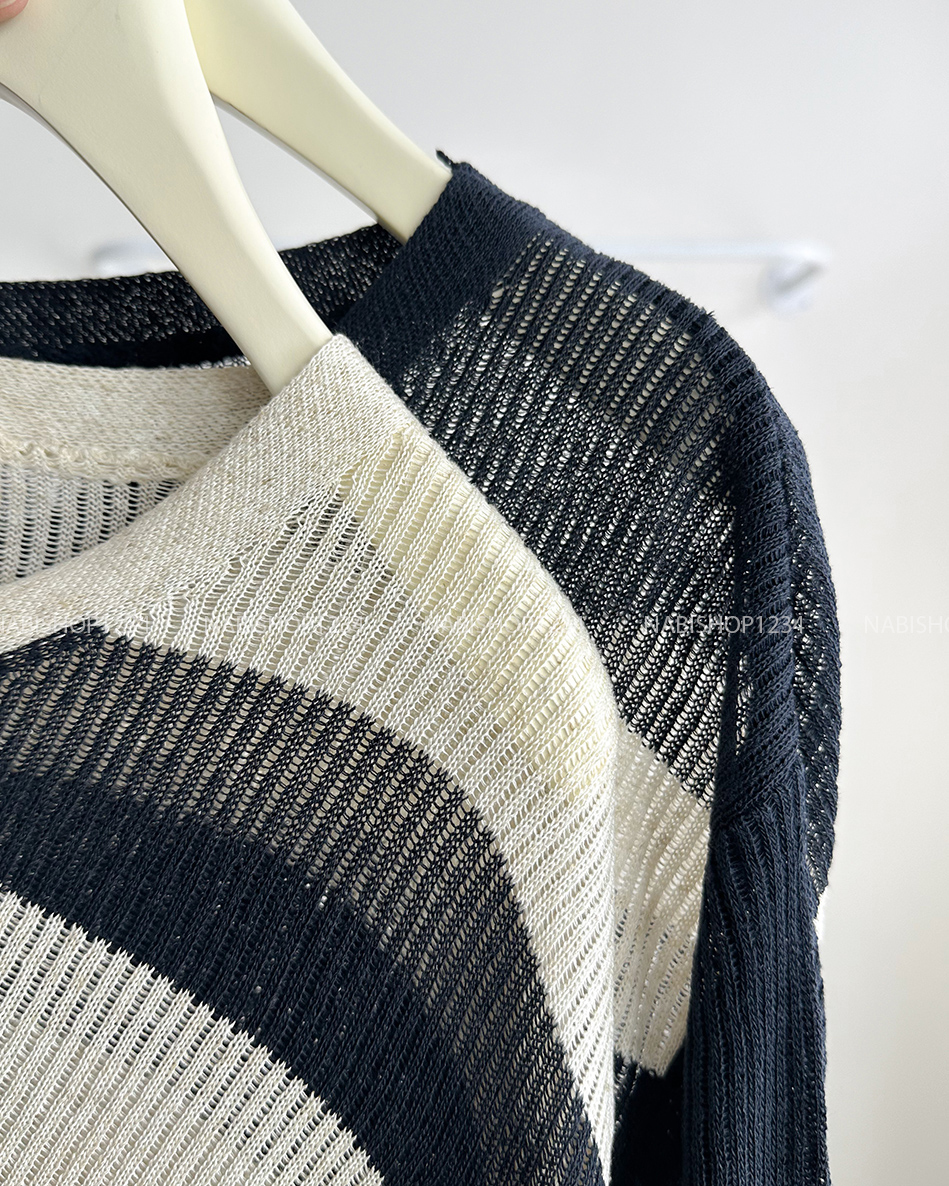 Áo Khoác Số 156-M Cardigan Kẻ To