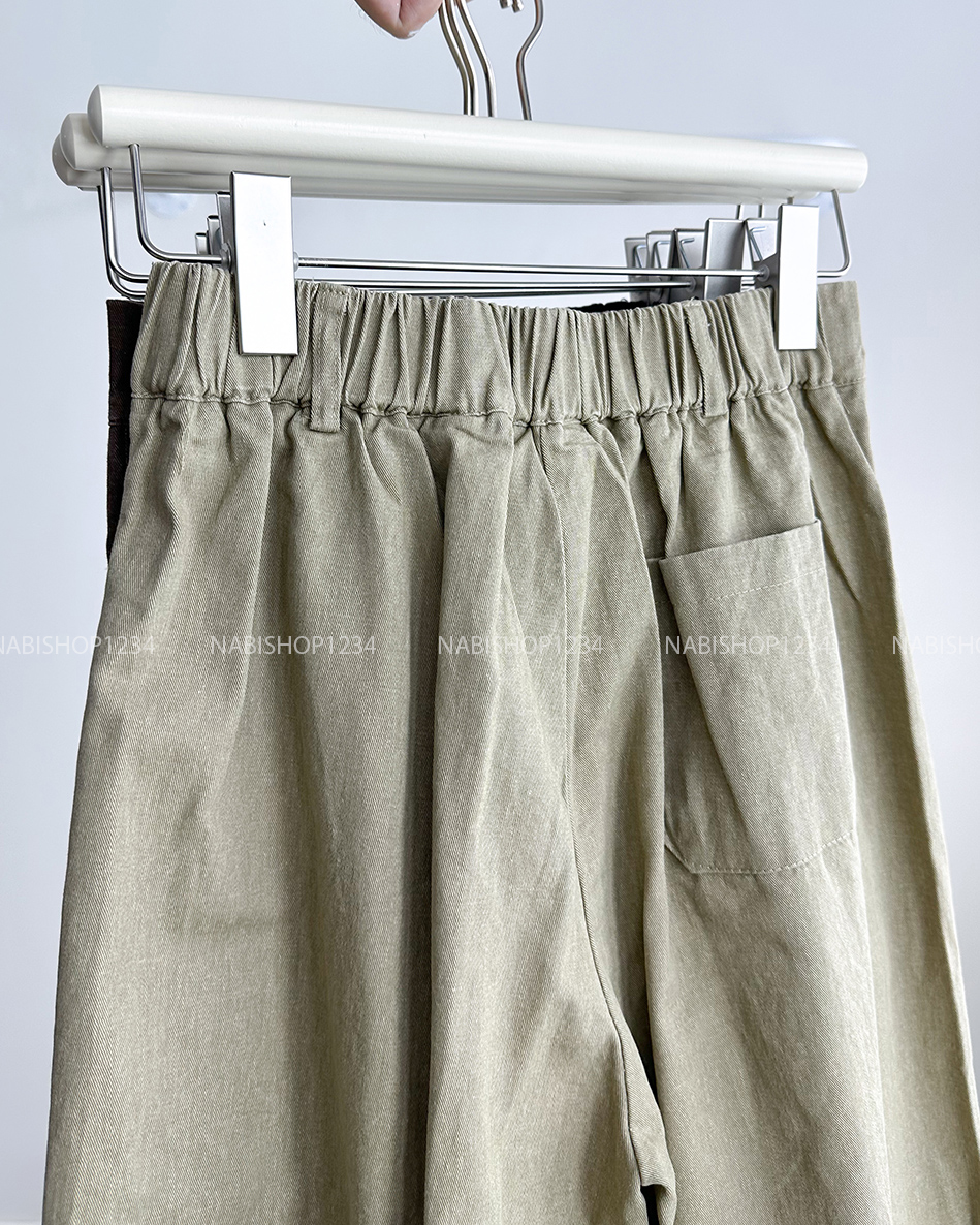 Quần Kaki Số 63-D 2408 Lửng OR Chiết Li