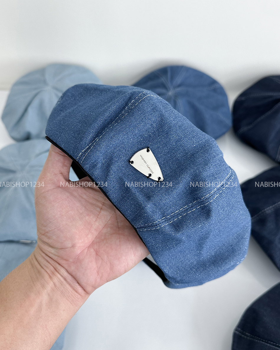 (S19K) Mũ Số 21-L Nồi Denim Tag