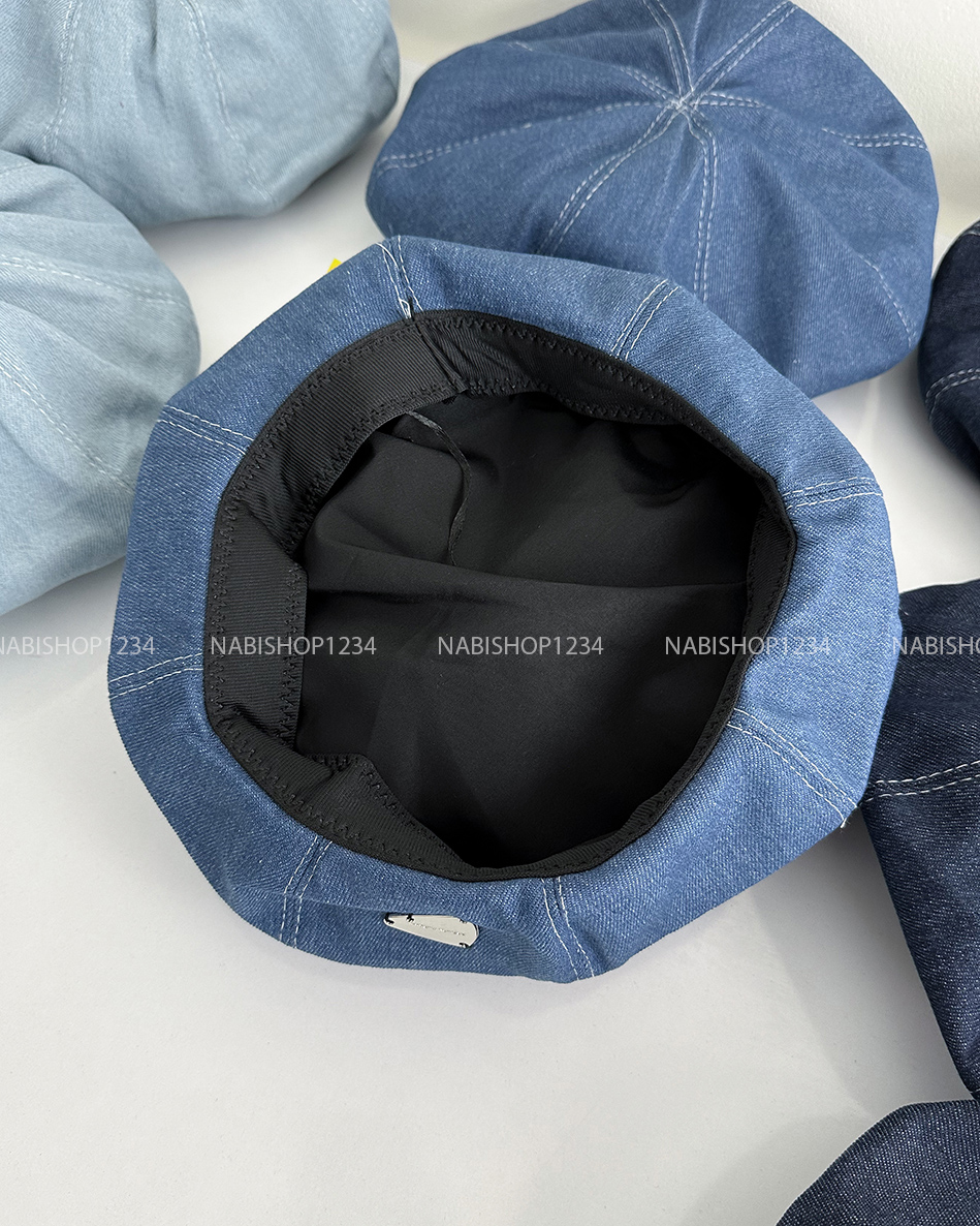 (S19K) Mũ Số 21-L Nồi Denim Tag
