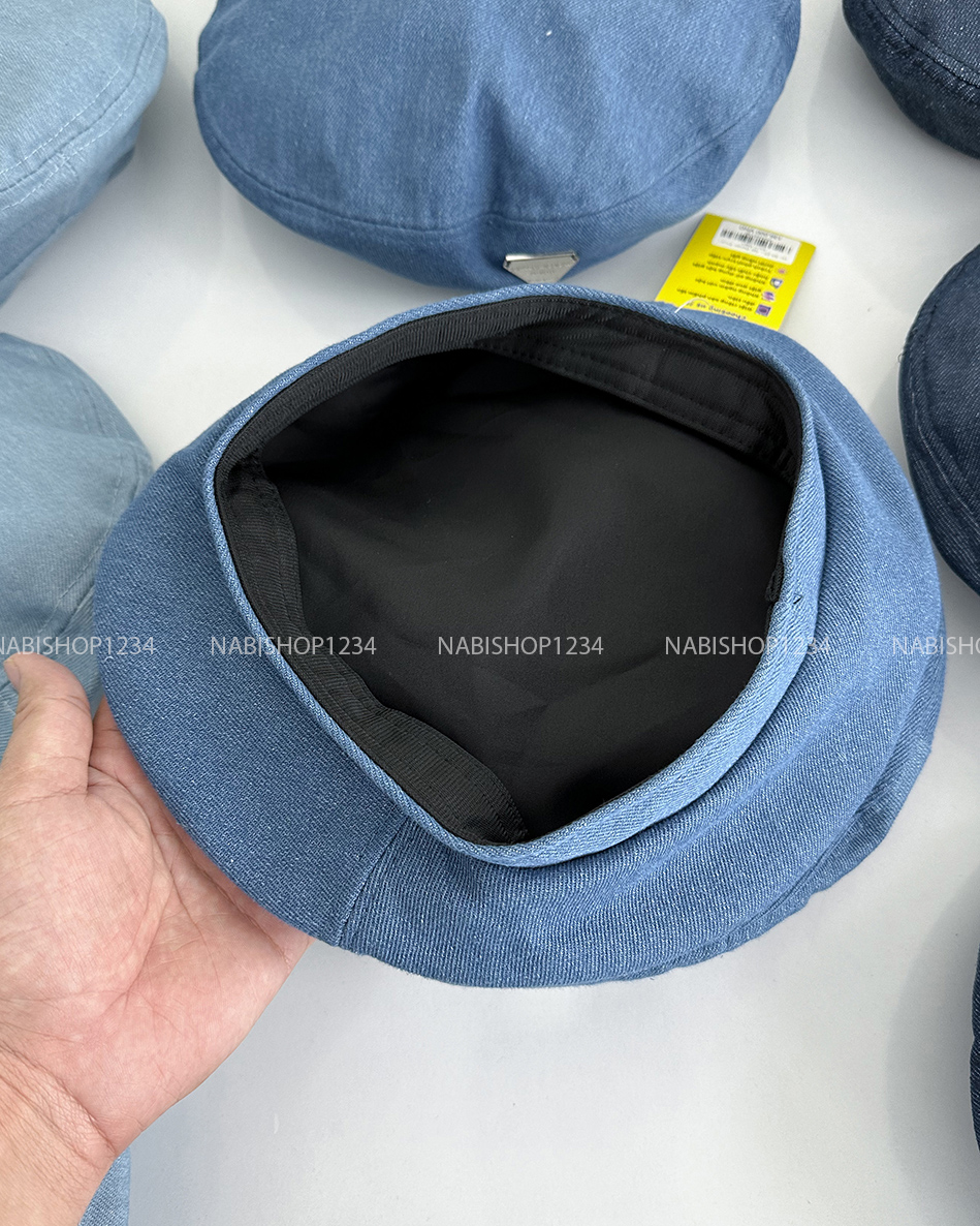 (S19K) Mũ Số 22-L Nồi Denim Khuy