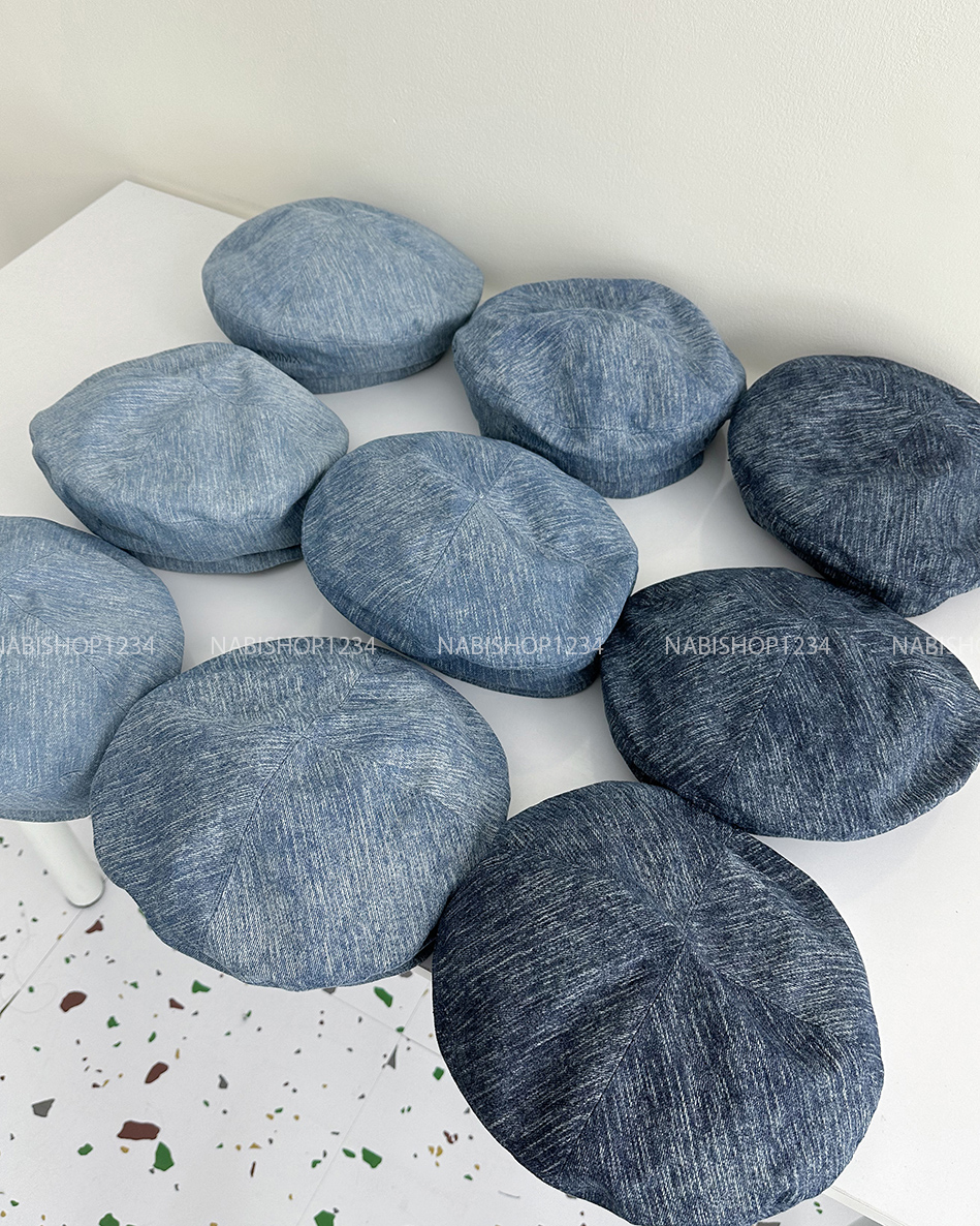 (S19K) Mũ Số 23-L Nồi Denim Thêu Summx