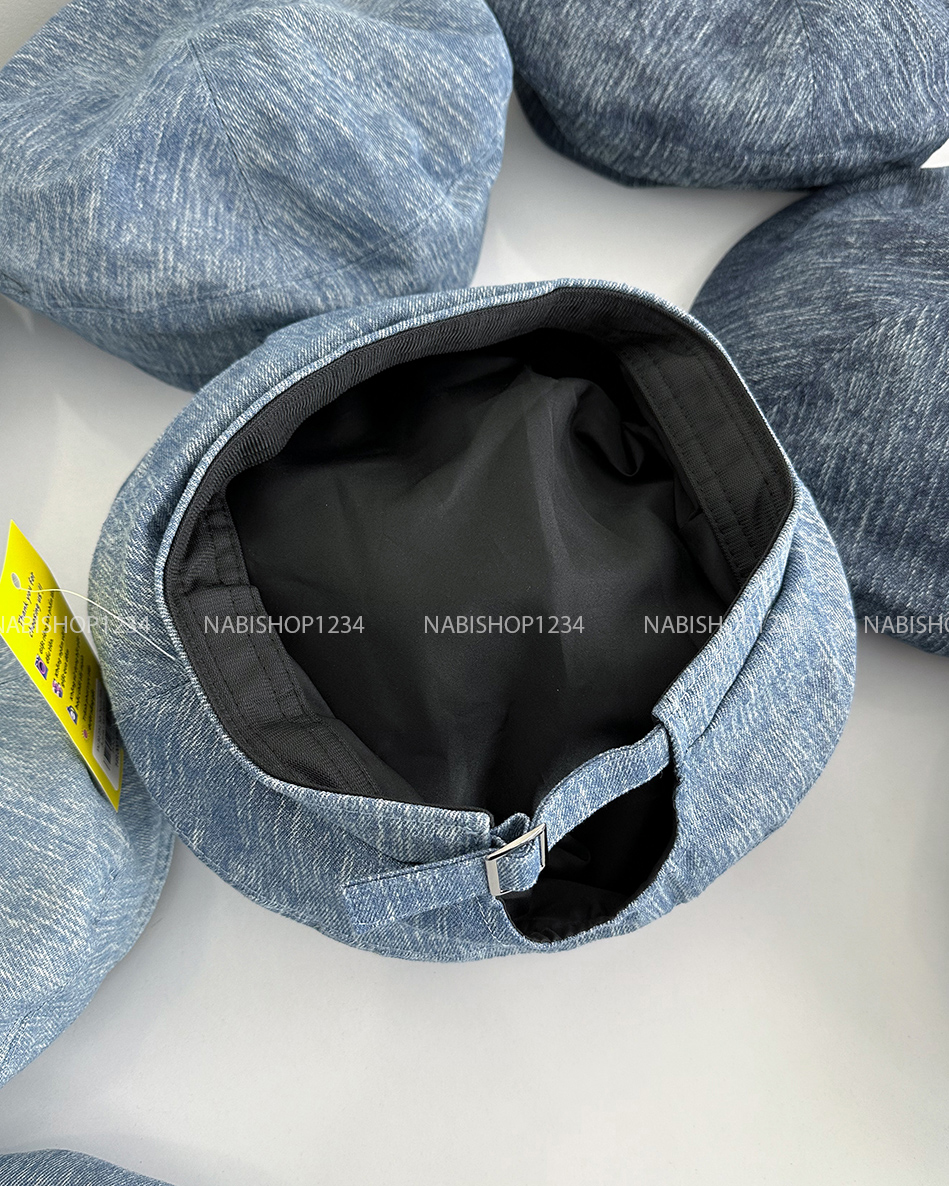 (S19K) Mũ Số 23-L Nồi Denim Thêu Summx