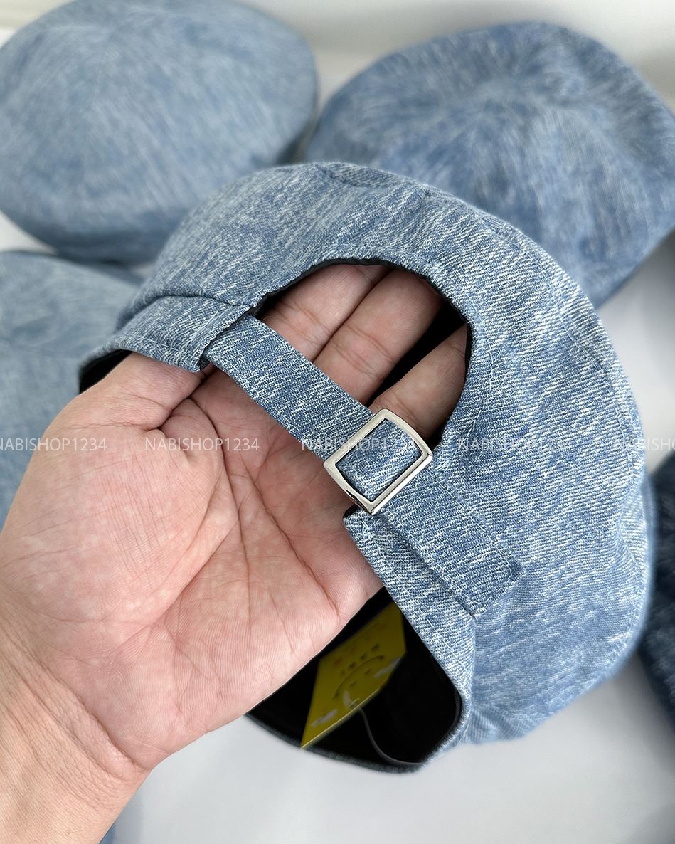 (S19K) Mũ Số 23-L Nồi Denim Thêu Summx