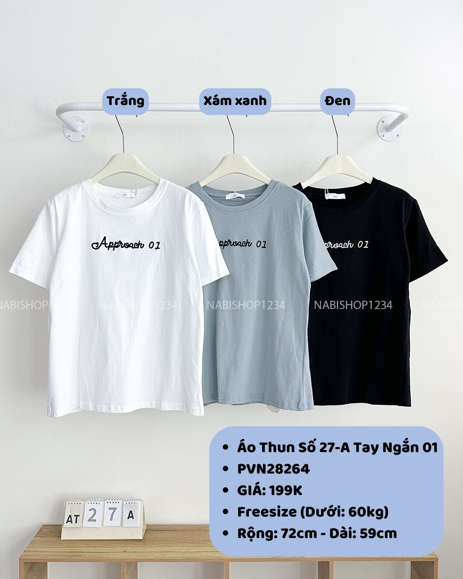 Áo Thun Số 27-A Tay Ngắn 01