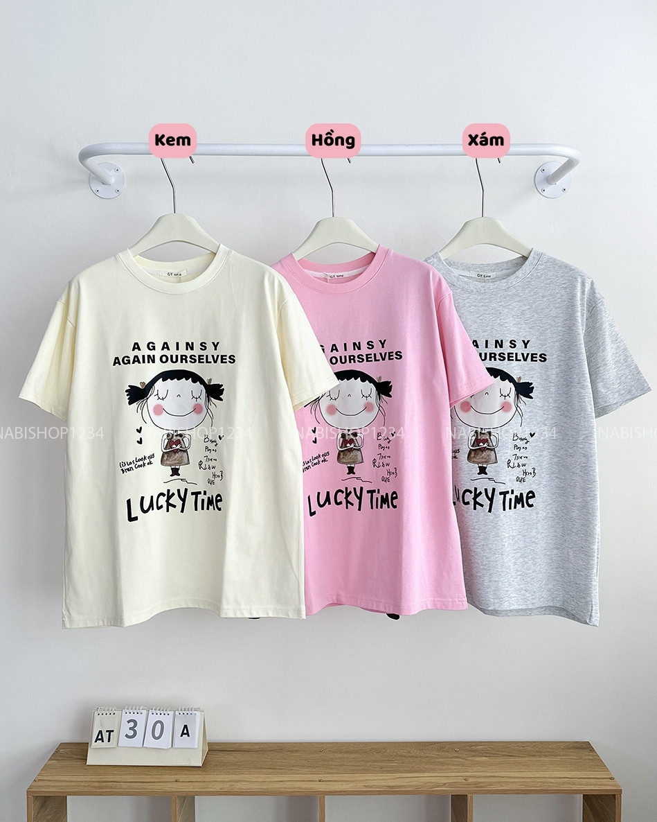 Áo Thun Số 30-A Cô Gái LUCKY