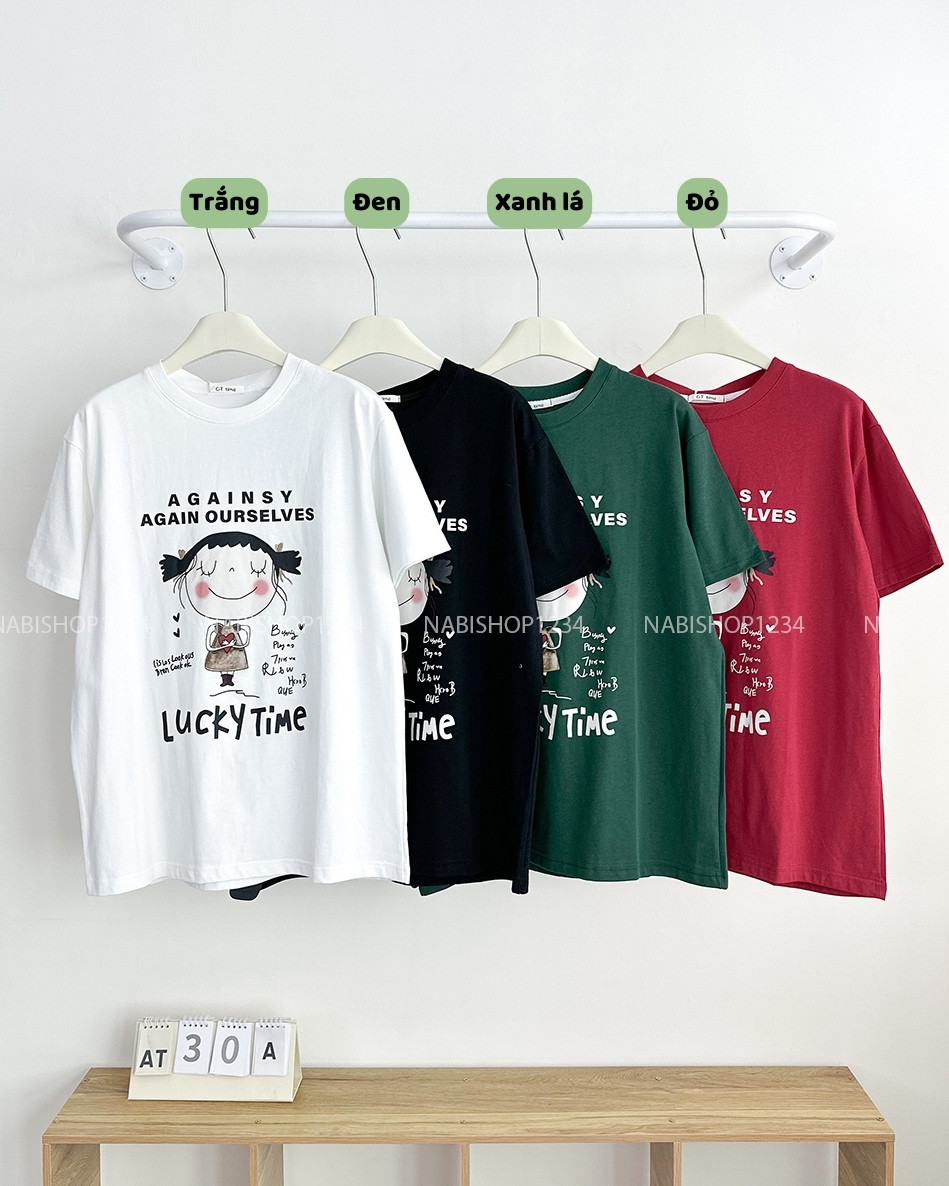 Áo Thun Số 30-A Cô Gái LUCKY