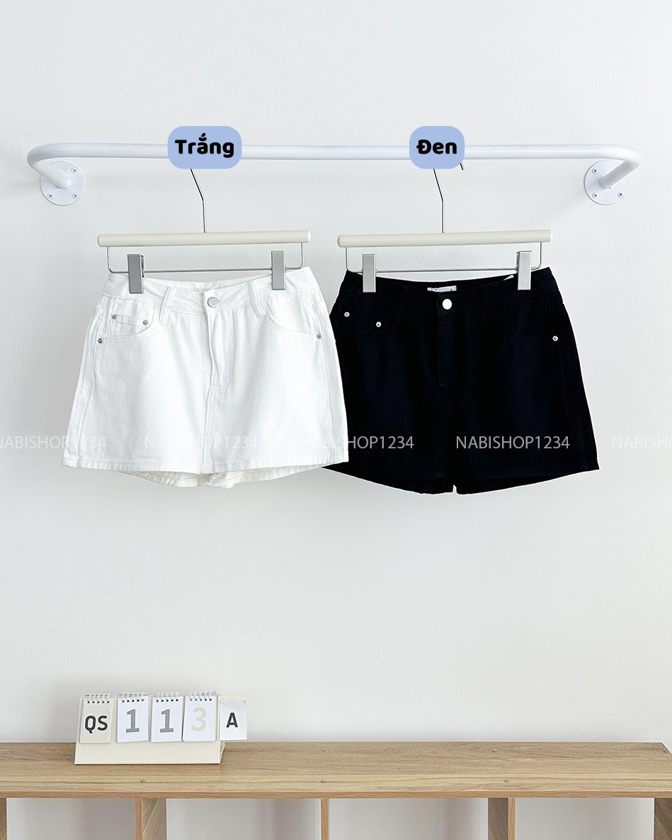 Quần Short Số 113-A 8383 Kaki Giả Váy