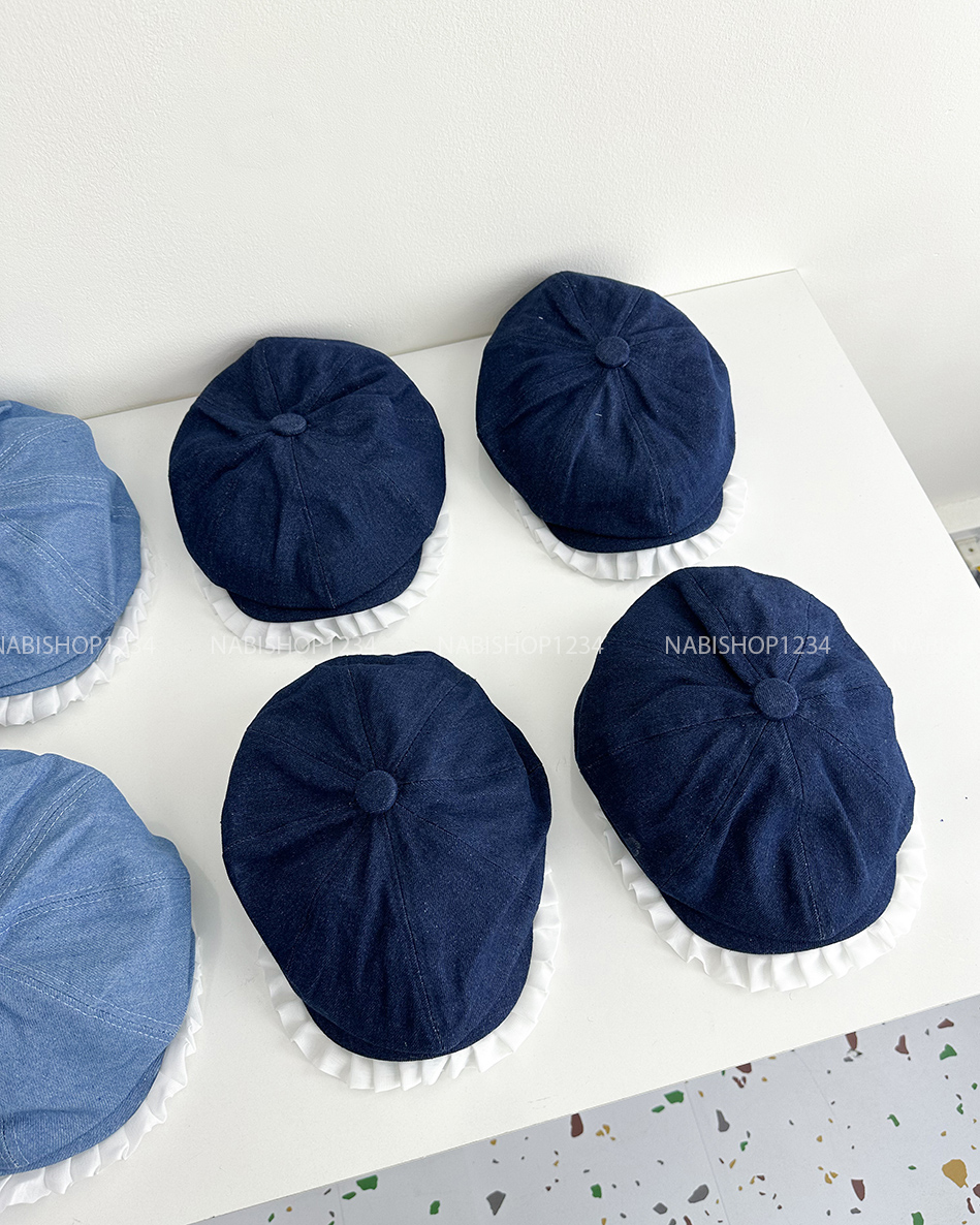 Mũ Số 32-L Beret Viền Ren