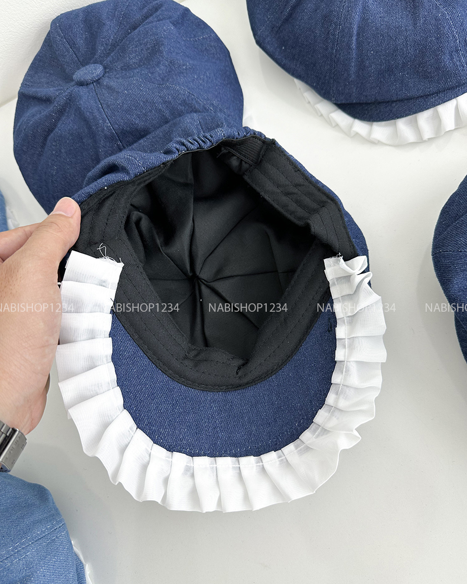 Mũ Số 32-L Beret Viền Ren