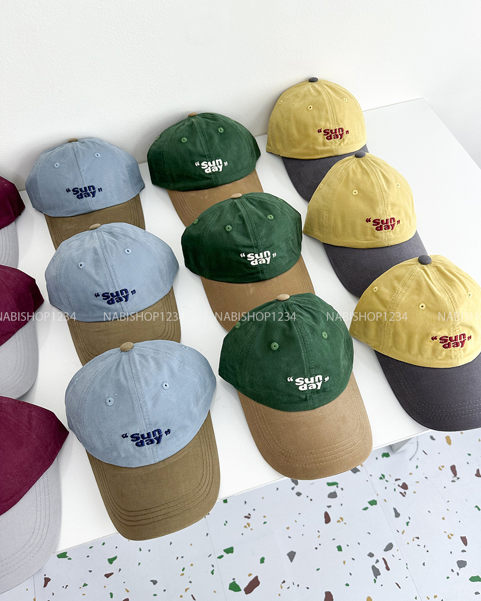 Mũ Số 28-L Lưỡi Trai Thêu Sunday
