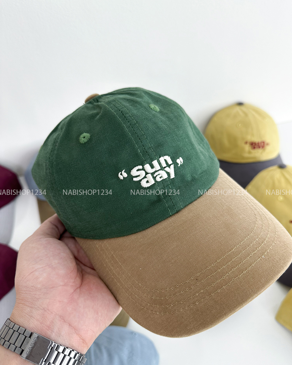 Mũ Số 28-L Lưỡi Trai Thêu Sunday