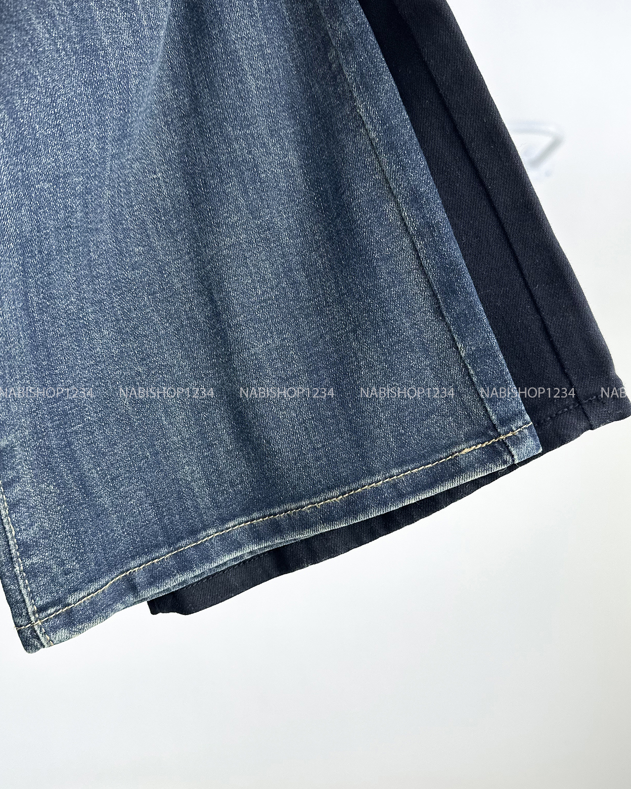 Quần Jean Số 162-B 936 Ống Rộng Trơn