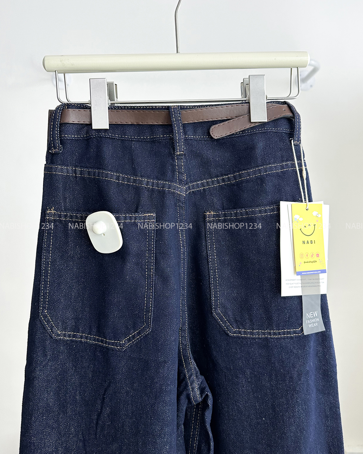 Quần Jean Số 169-B 9190 OR Viền Chỉ+Nịt