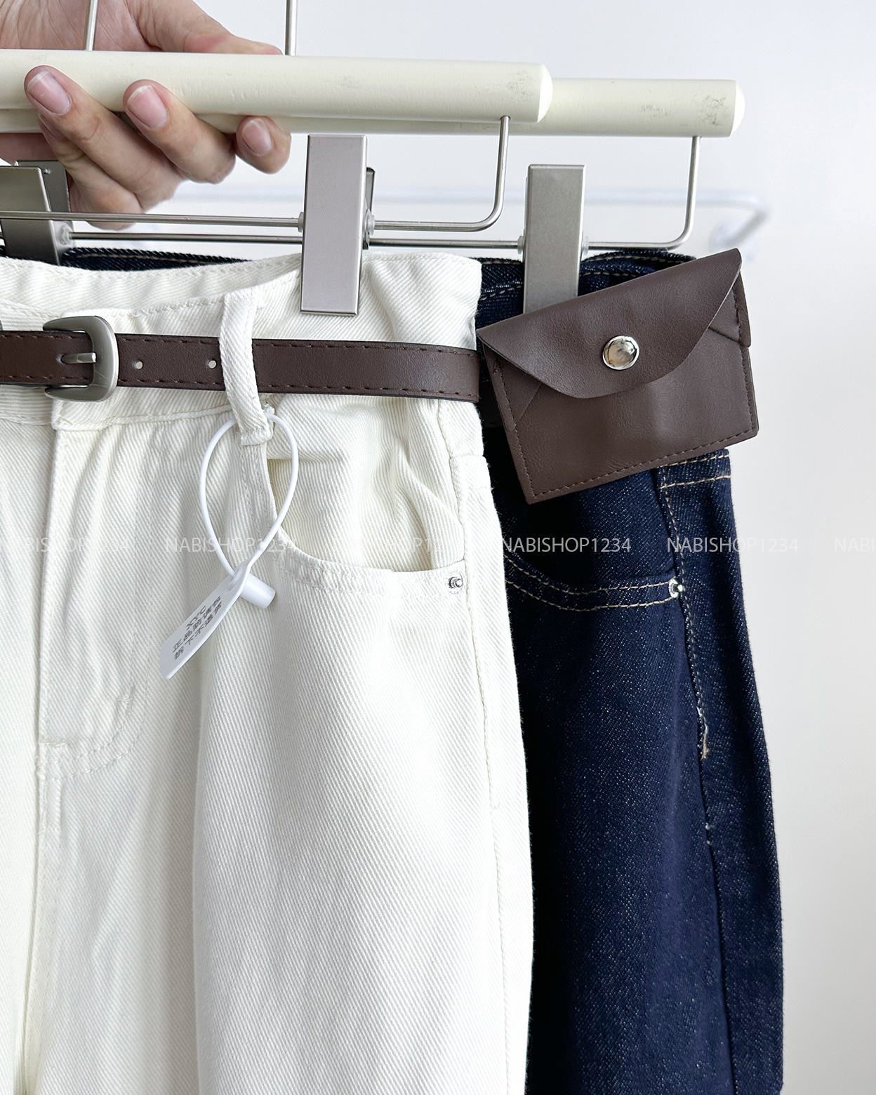 Quần Jean Số 169-B 9190 OR Viền Chỉ+Nịt