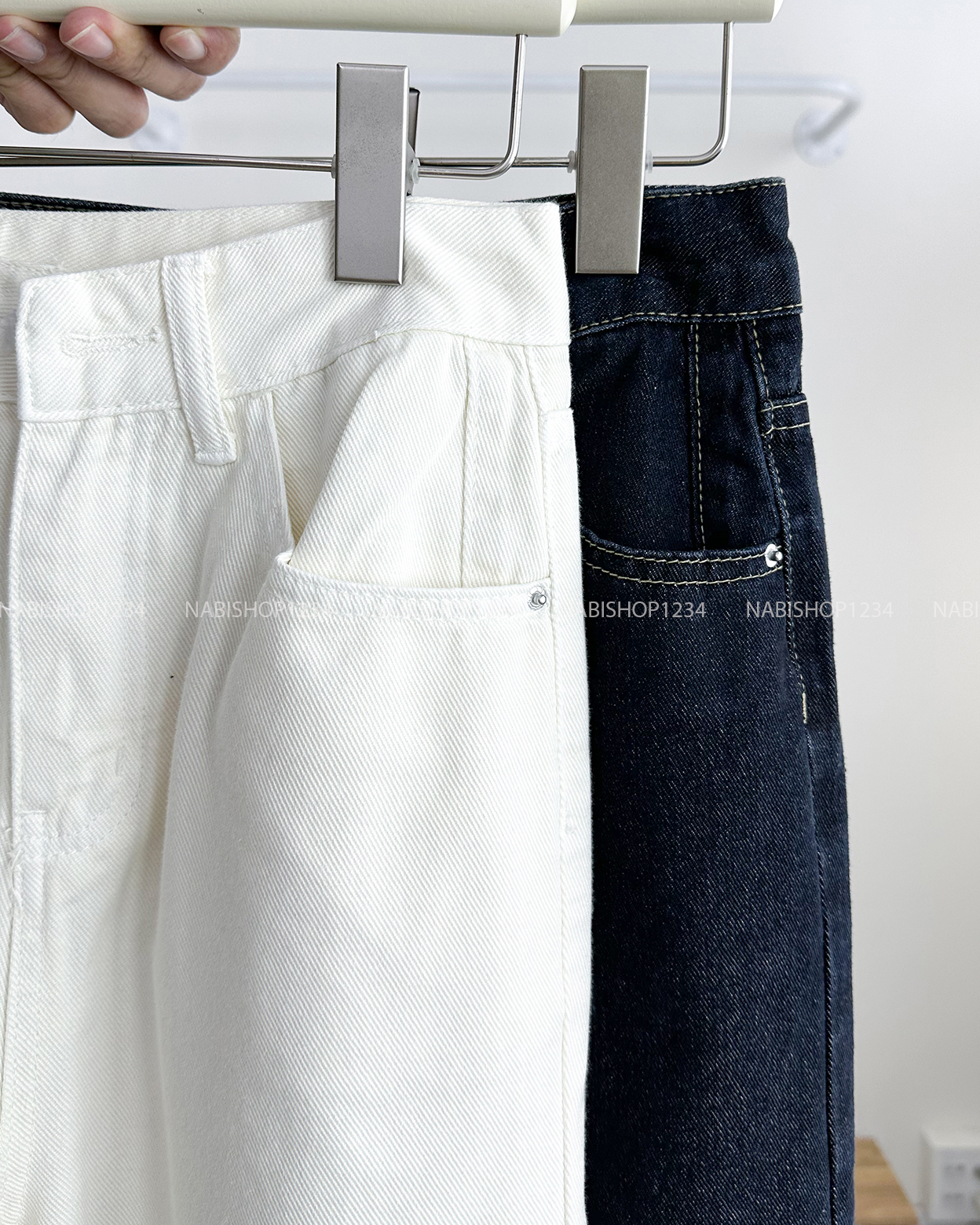 Quần Jean Số 170-B 8081 OS Viền Chỉ Túi Tag