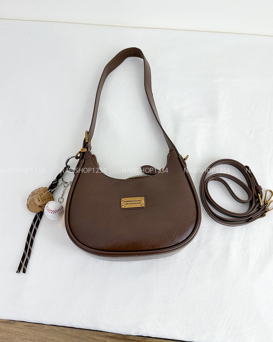 Túi Số 82-H 3731 Da Đeo Chéo Tag + MK Bóng Chày
