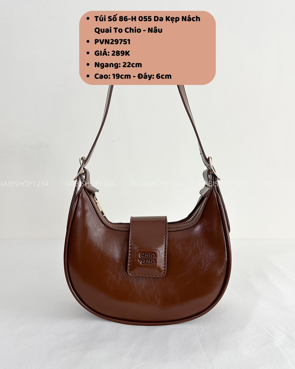 Túi Số 86-H 055 Da Kẹp Nách Quai To Chio