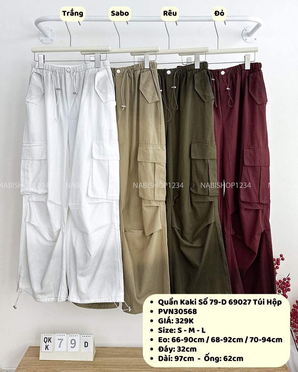 Quần Kaki Số 79-D 69027 Túi Hộp Loang