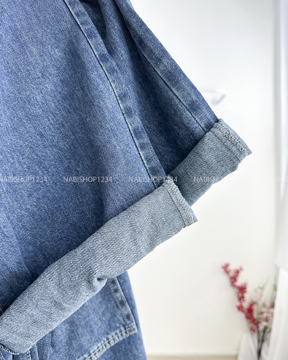Yếm Số 35-D 6833 Jean Quần Tag Da