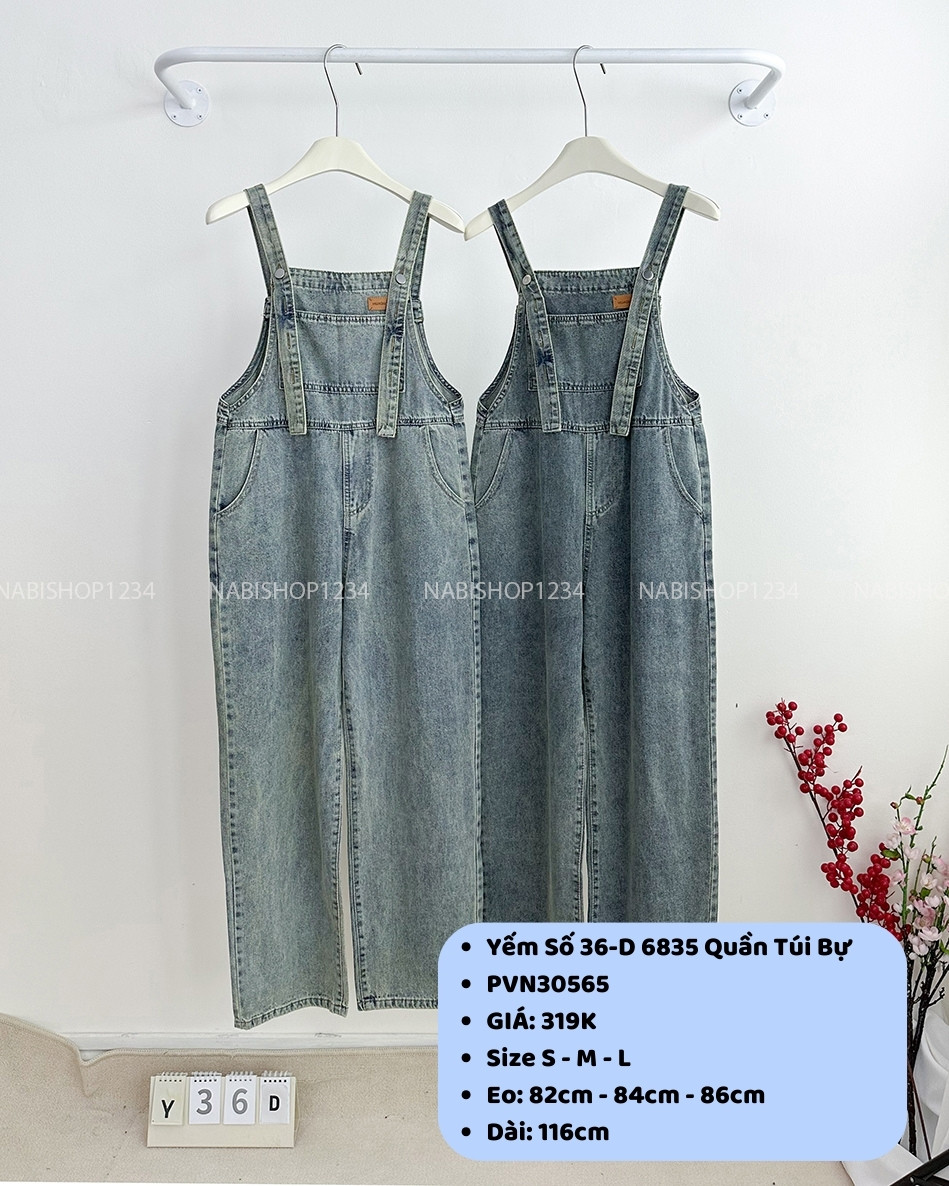 Yếm Số 36-D 6835 Quần Túi Bự
