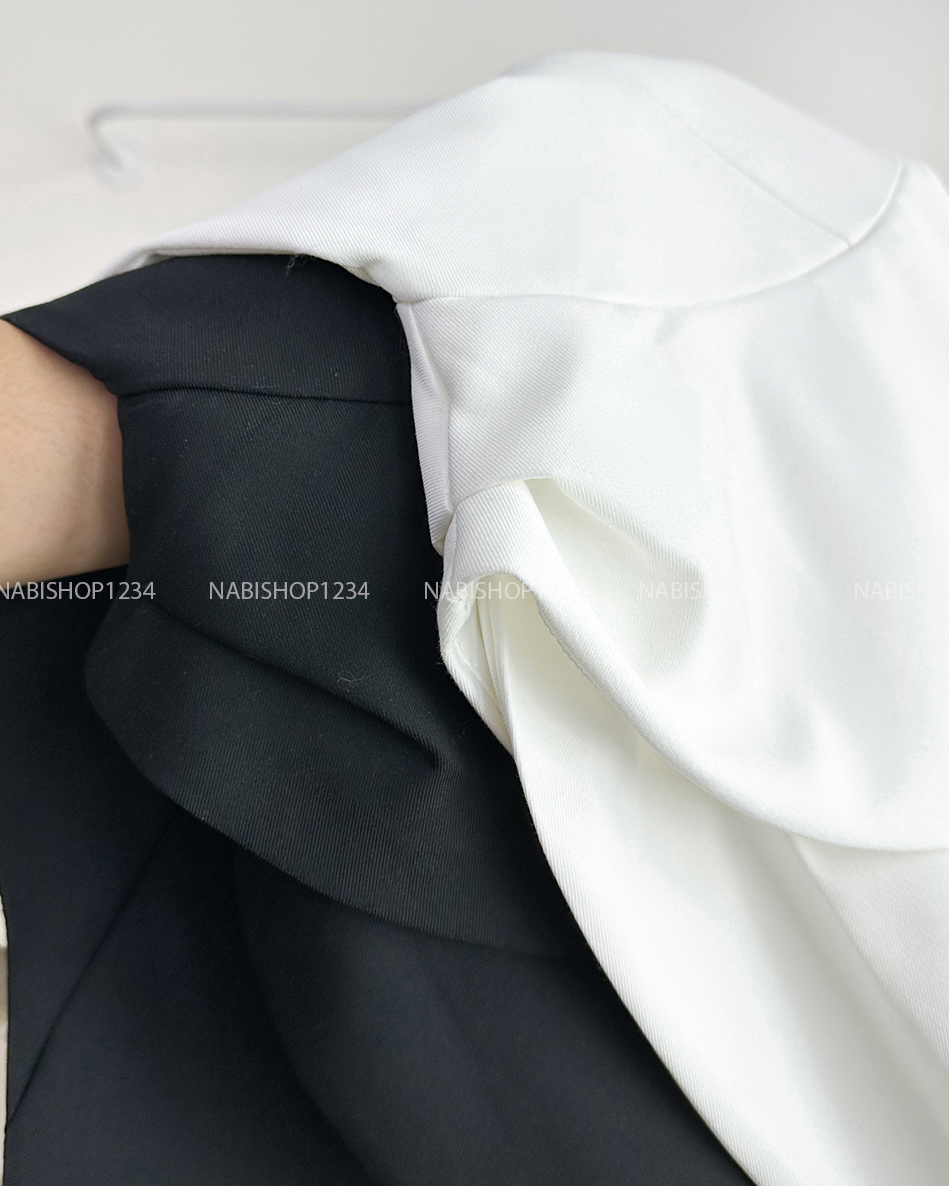 Váy Số 138-D 3129 Sát Nách Tà Đắp Xoè
