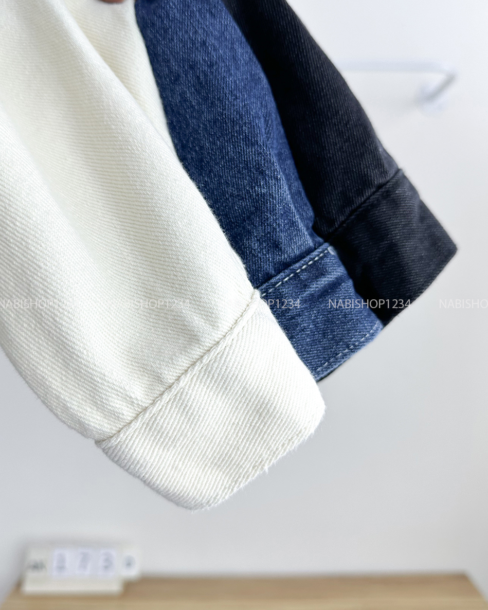 Áo Khoác Số 173-D 80113 Jean Lửng Túi Giả