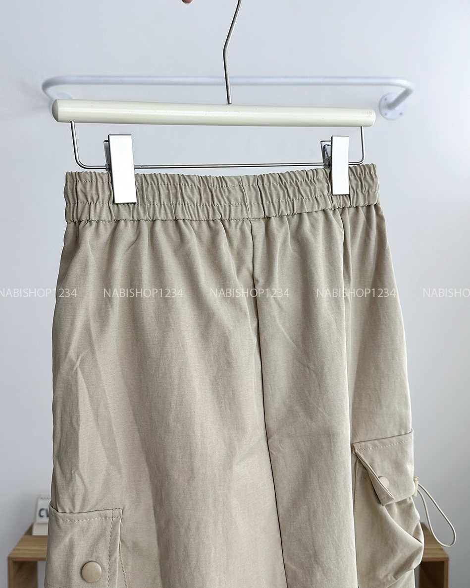 Chân Váy Số 174-M 7872 Dài Kaki Túi Hộp