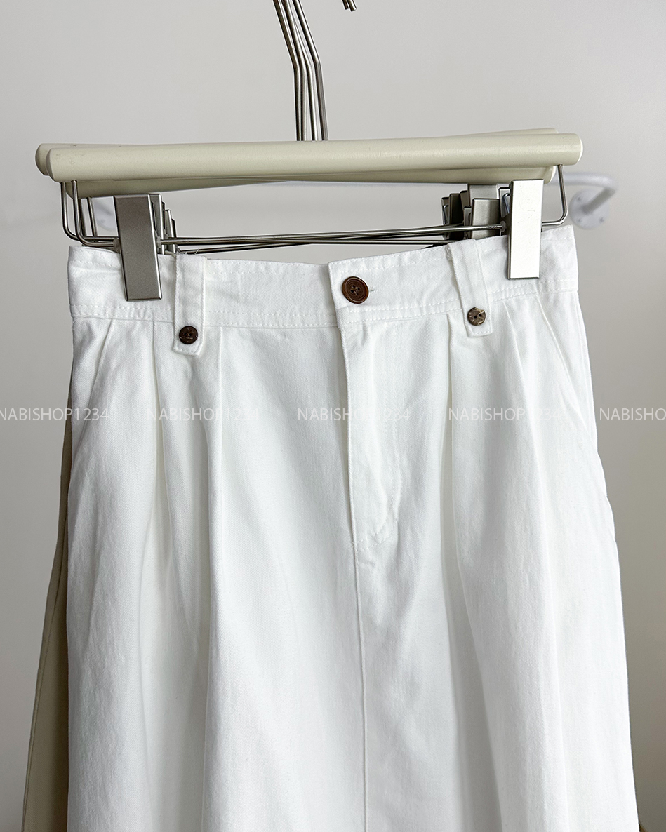 Chân Váy Số 182-D 2486 Dài Kaki Đai Nút