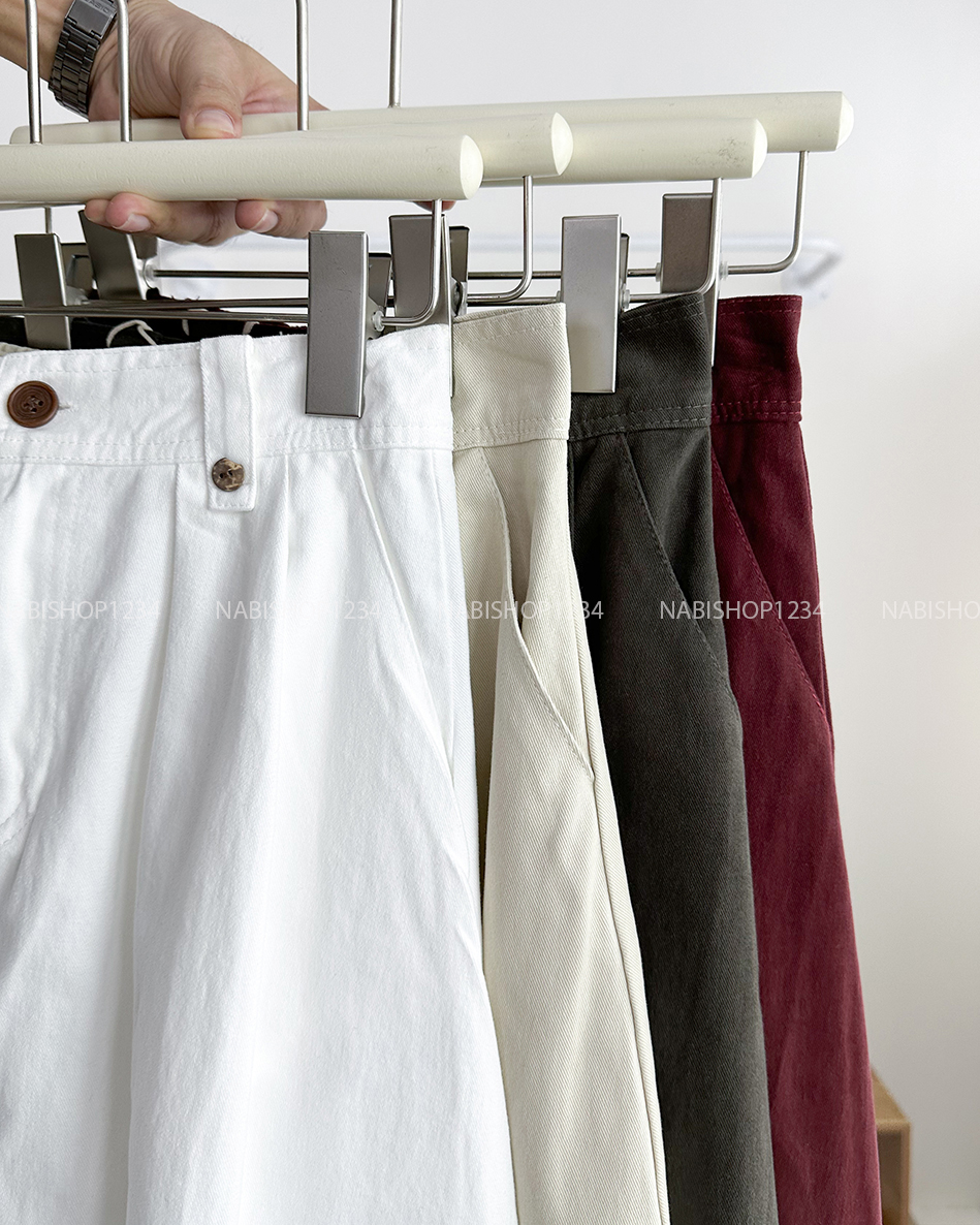 Chân Váy Số 182-D 2486 Dài Kaki Đai Nút