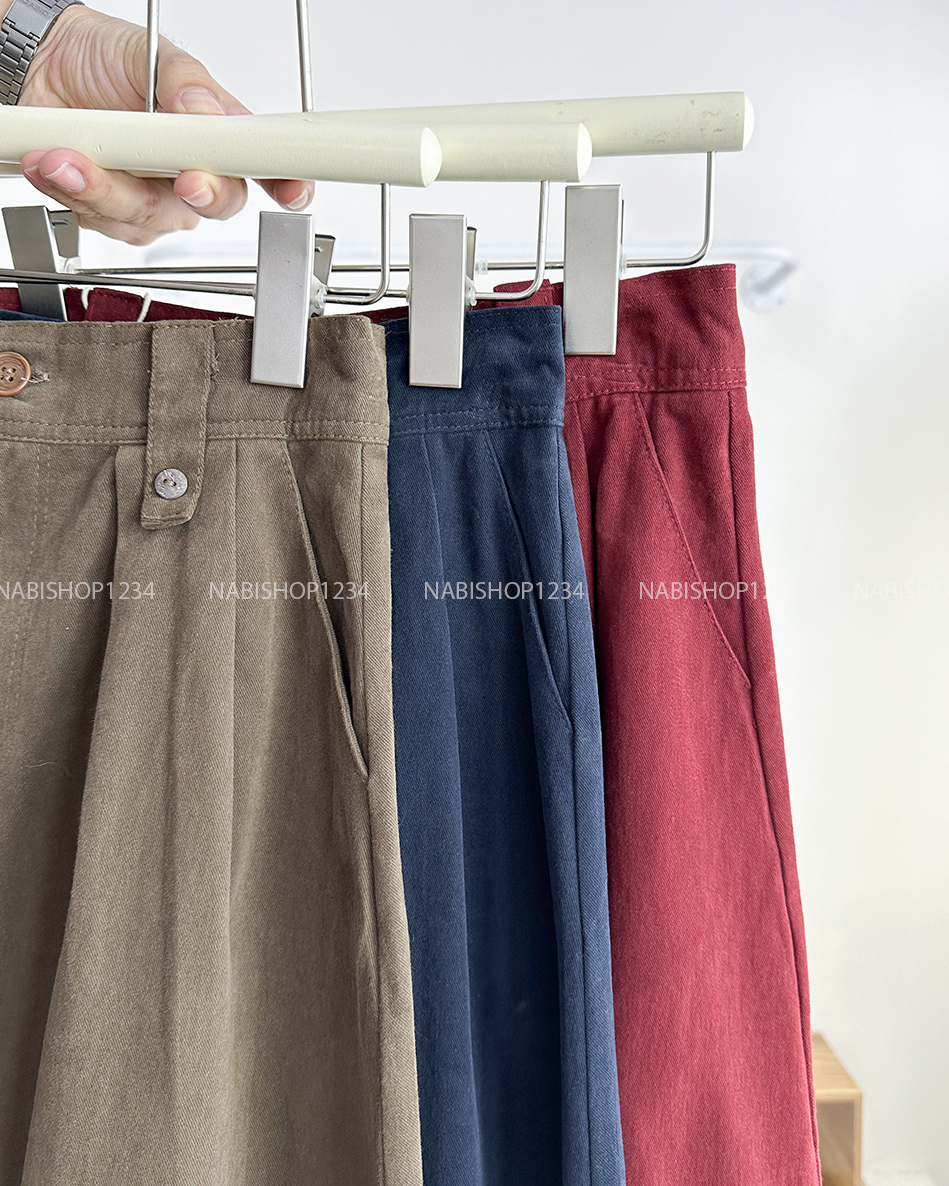Chân Váy Số 182-D 2486 Dài Kaki Đai Nút