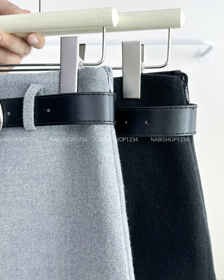 (S50%) Chân Váy Số 77-D 096 Dạ Lai Khoét + Nịt