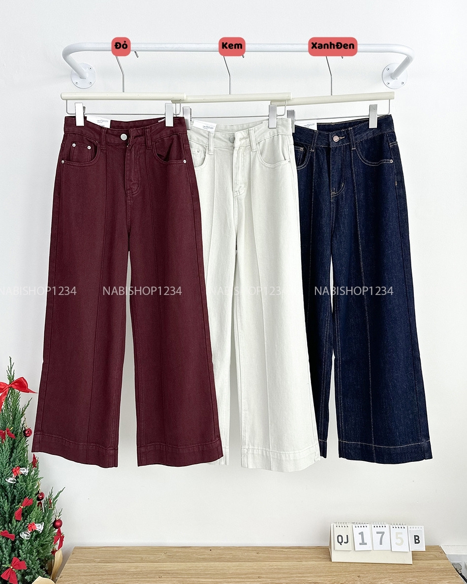Quần Jean Số 175-B 7975 OS Viền Thêu Gấu
