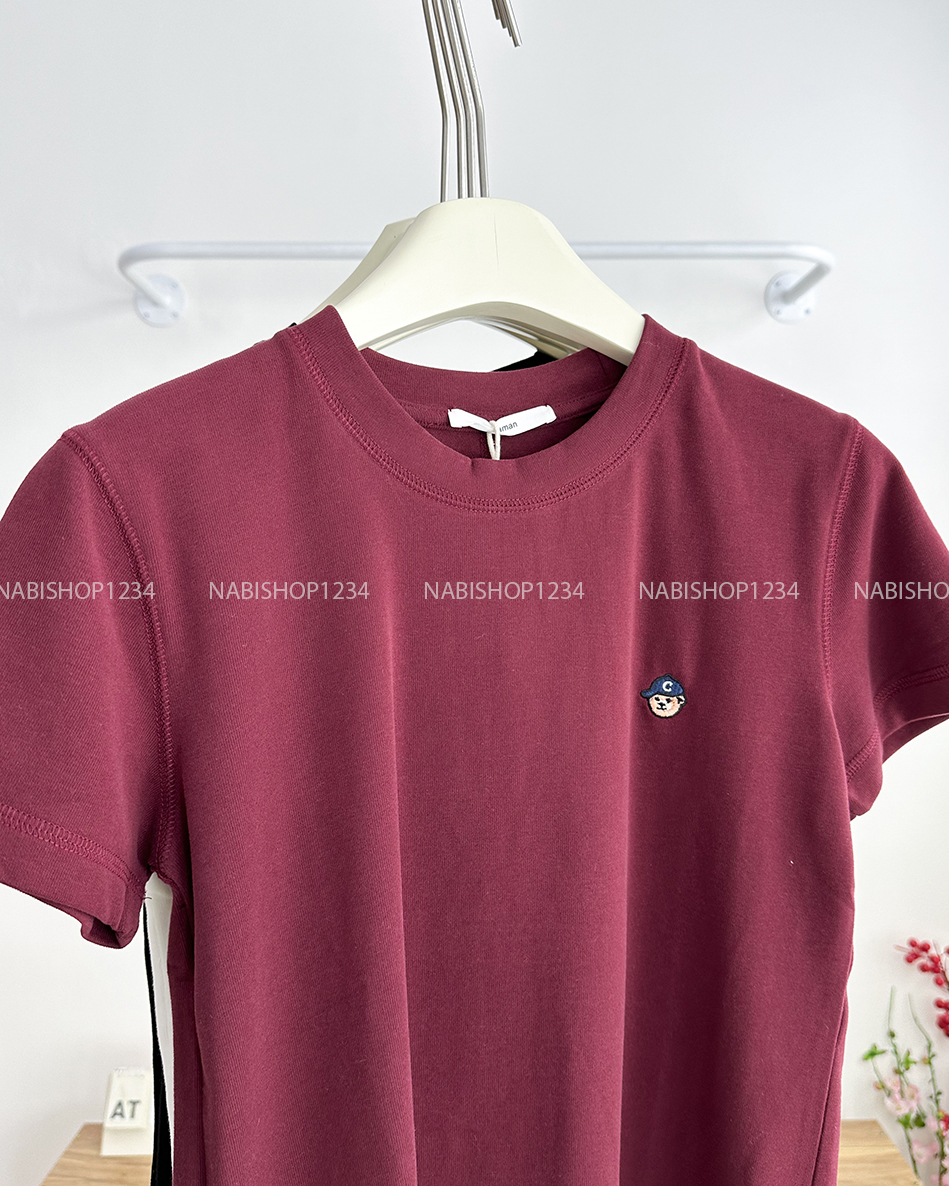 Áo Thun Số 78-M 1901 TN Thêu Gấu