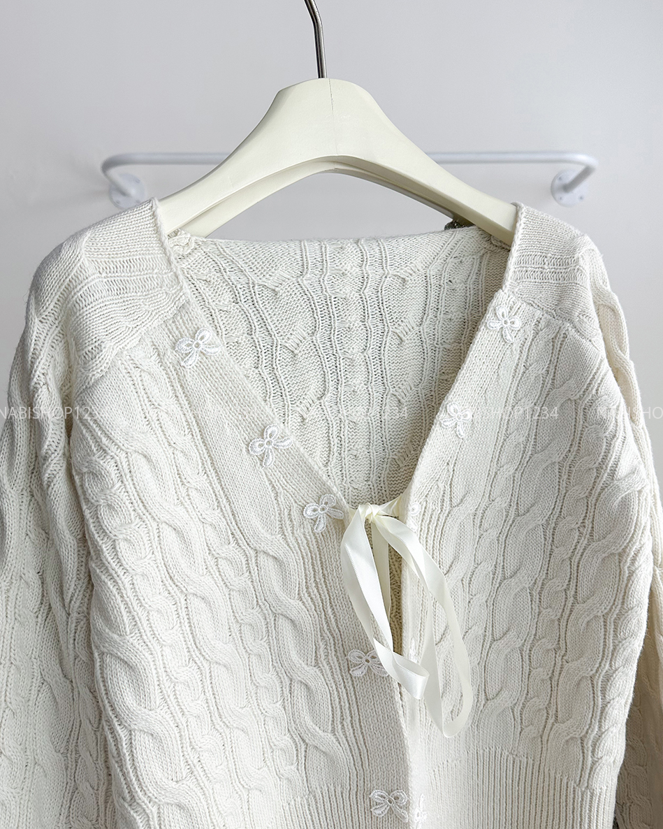 Áo Khoác Số 243-C Cardigan Vặn Thừng