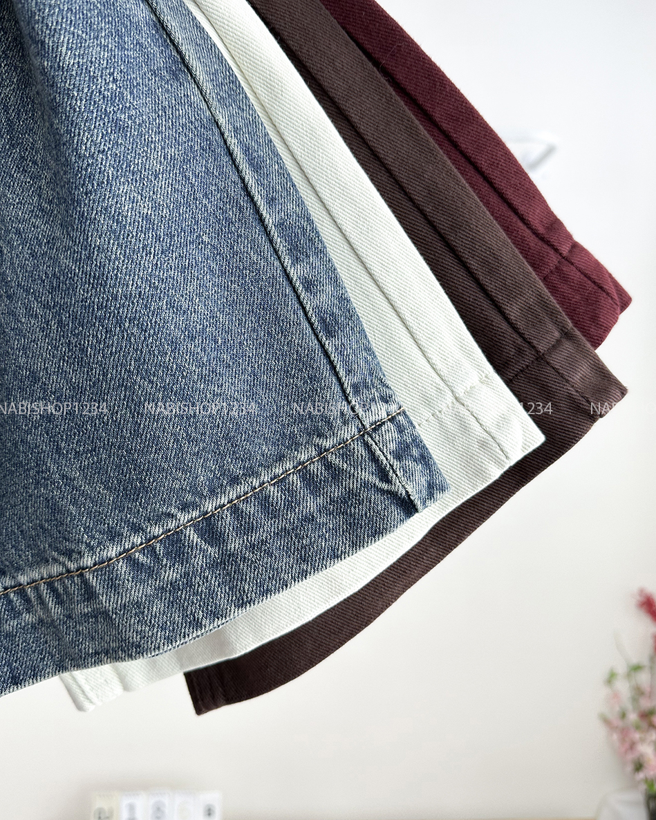 Quần Jean Số 186-A 7980 OS Túi Nắp Giả